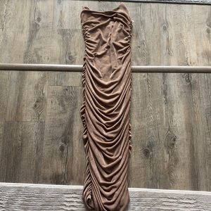 Fashion Nova mid length ruched dress